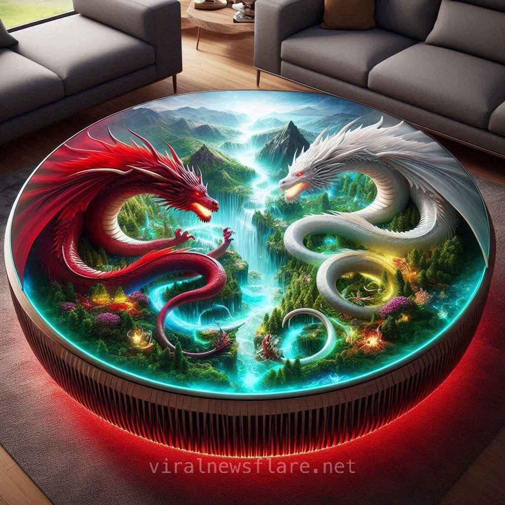 Dragon Themed Coffee Table