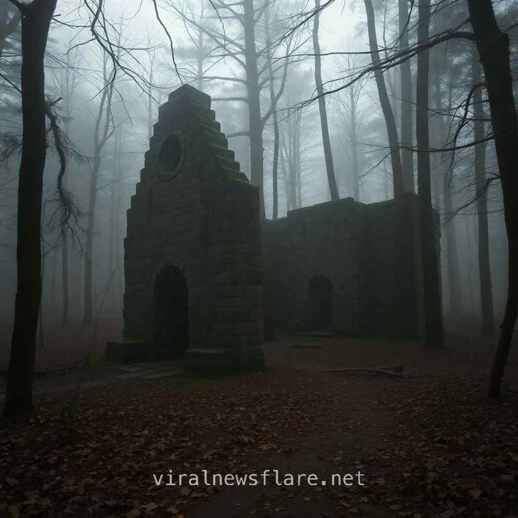 Forgotten Old House in the Forest