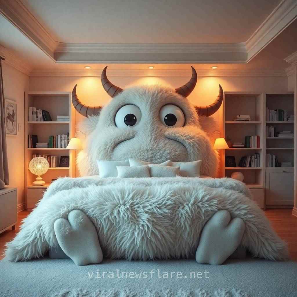 Animals Oversized Plush Bed