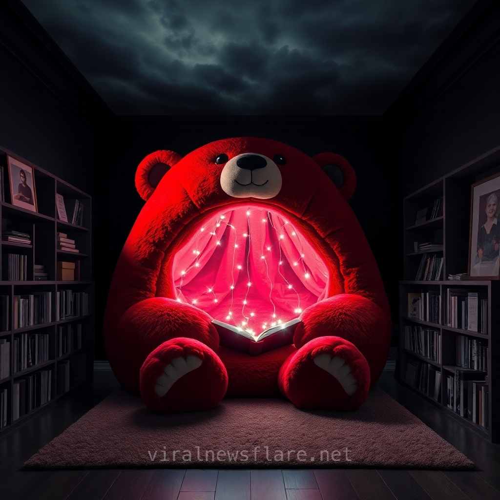 Bear-shaped Reading Nook