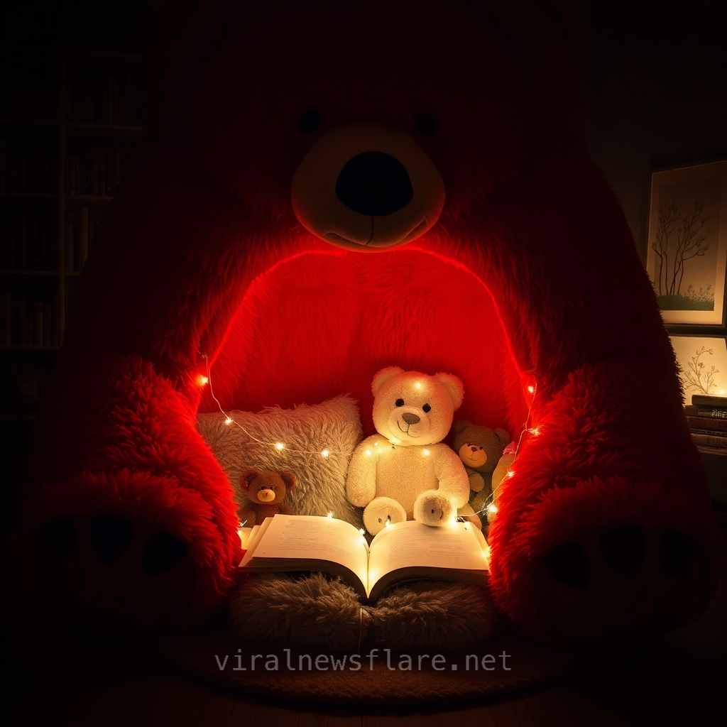 Bear-shaped Reading Nook