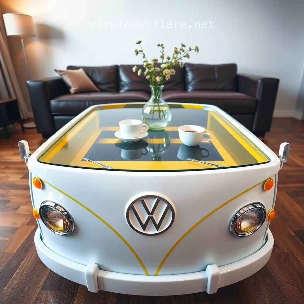 Volkswagen Bus Coffee Table