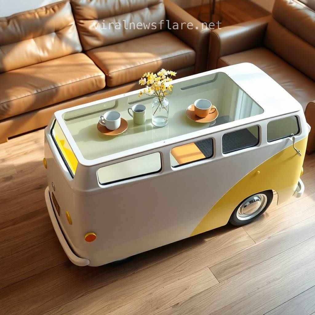 Volkswagen Bus Coffee Table