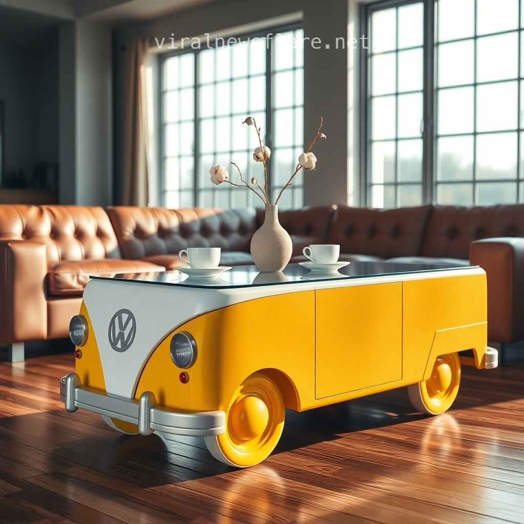 Volkswagen Bus Coffee Table