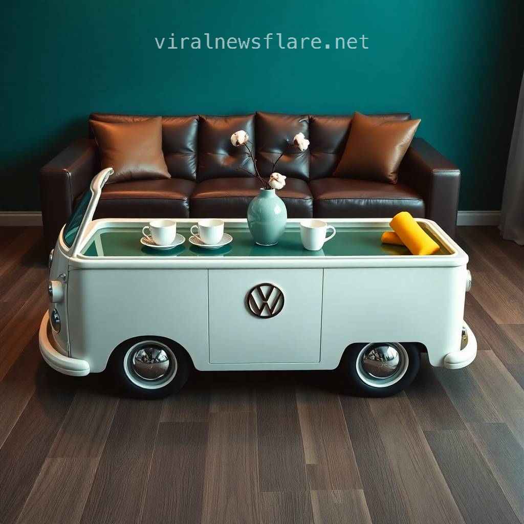 Volkswagen Bus Coffee Table