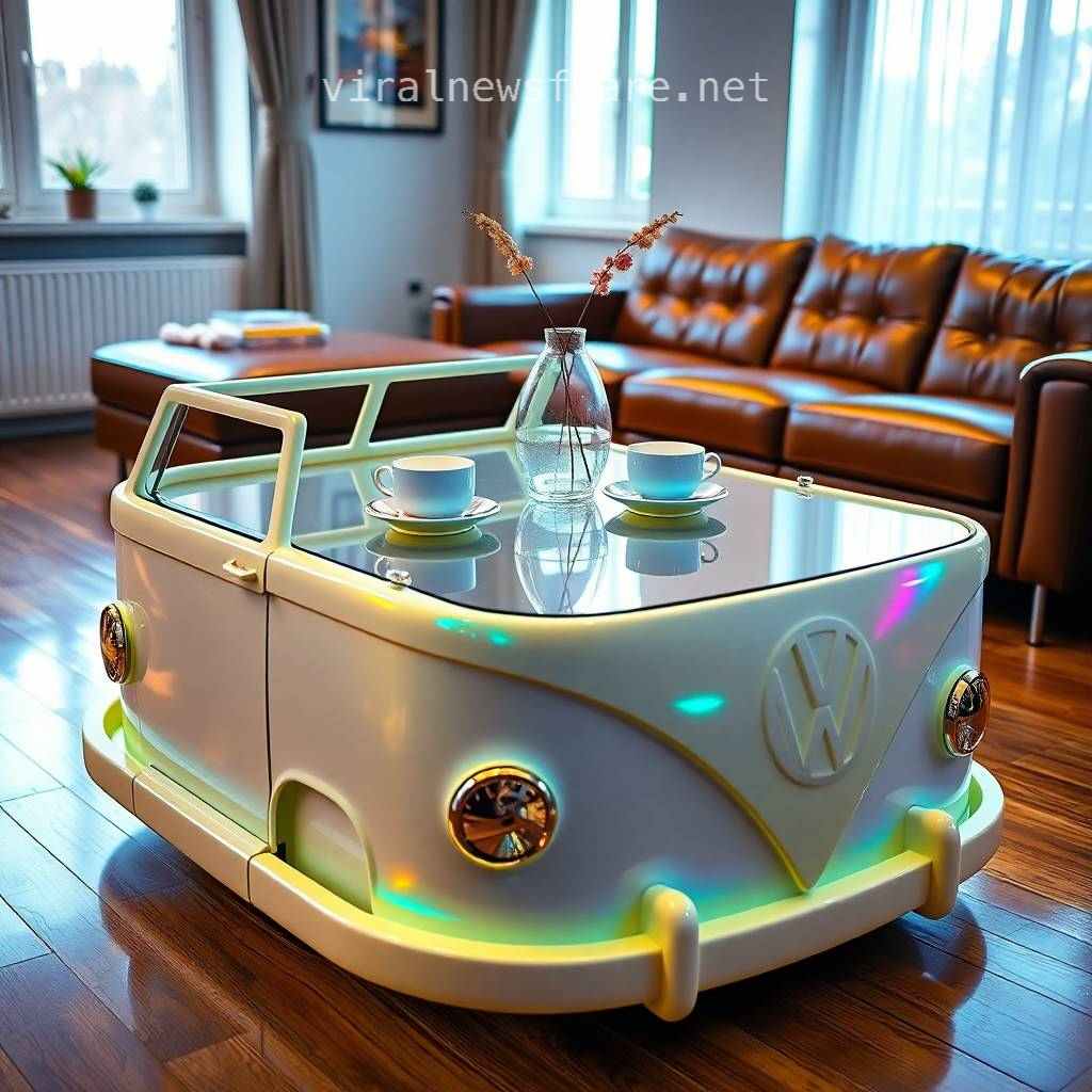 Volkswagen Bus Coffee Table