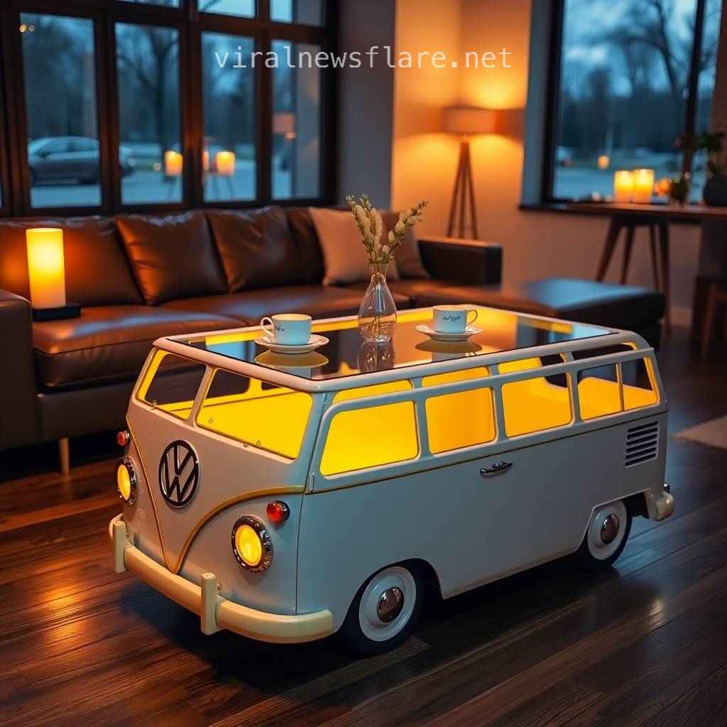 Volkswagen Bus Coffee Table