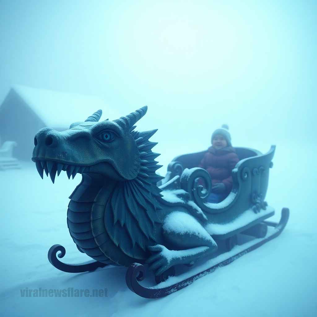 Wood Dragon Sled