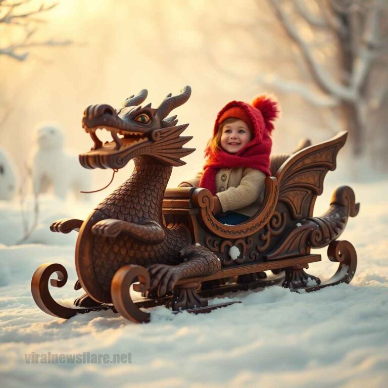 Wood Dragon Sled