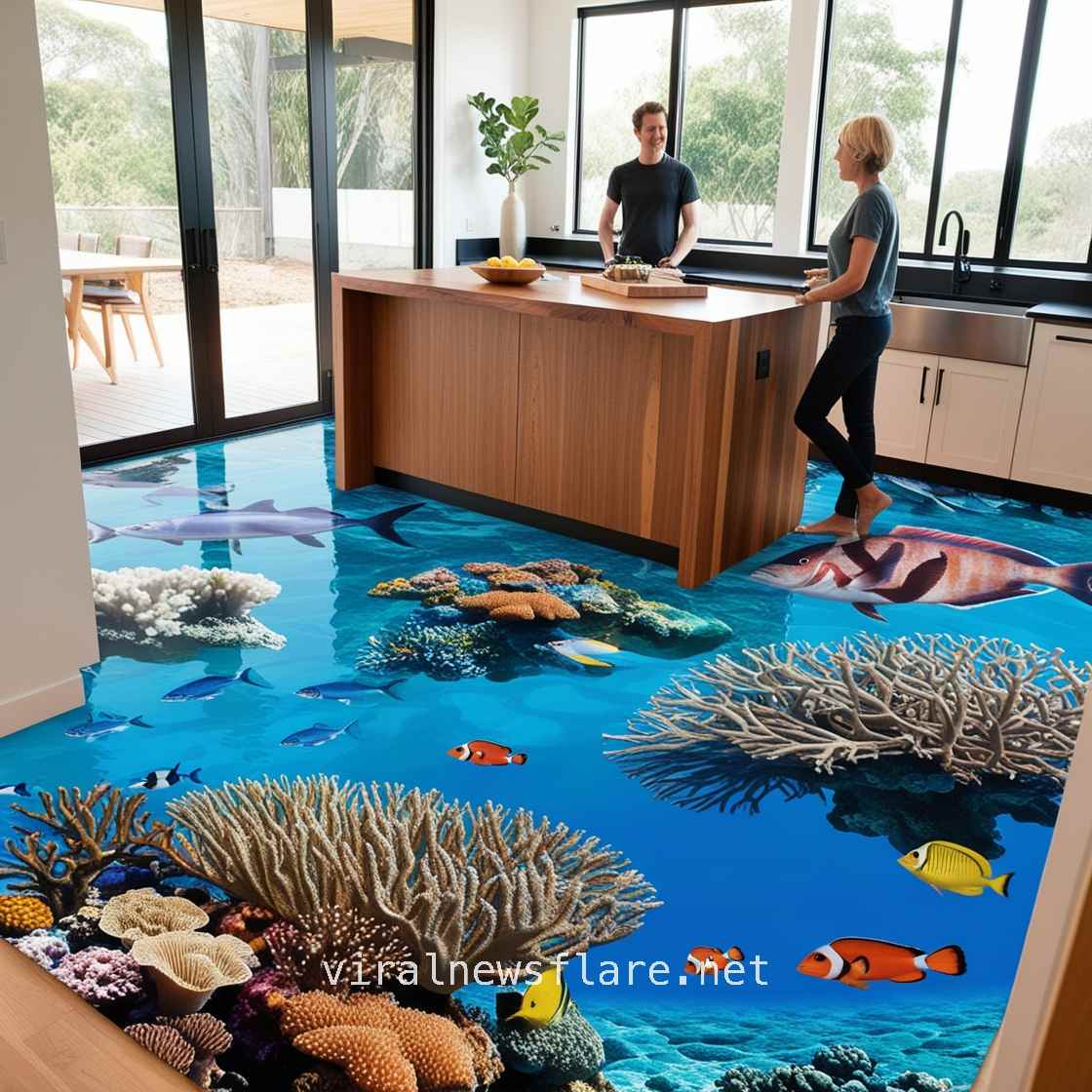 Epoxy Active Scene Floor