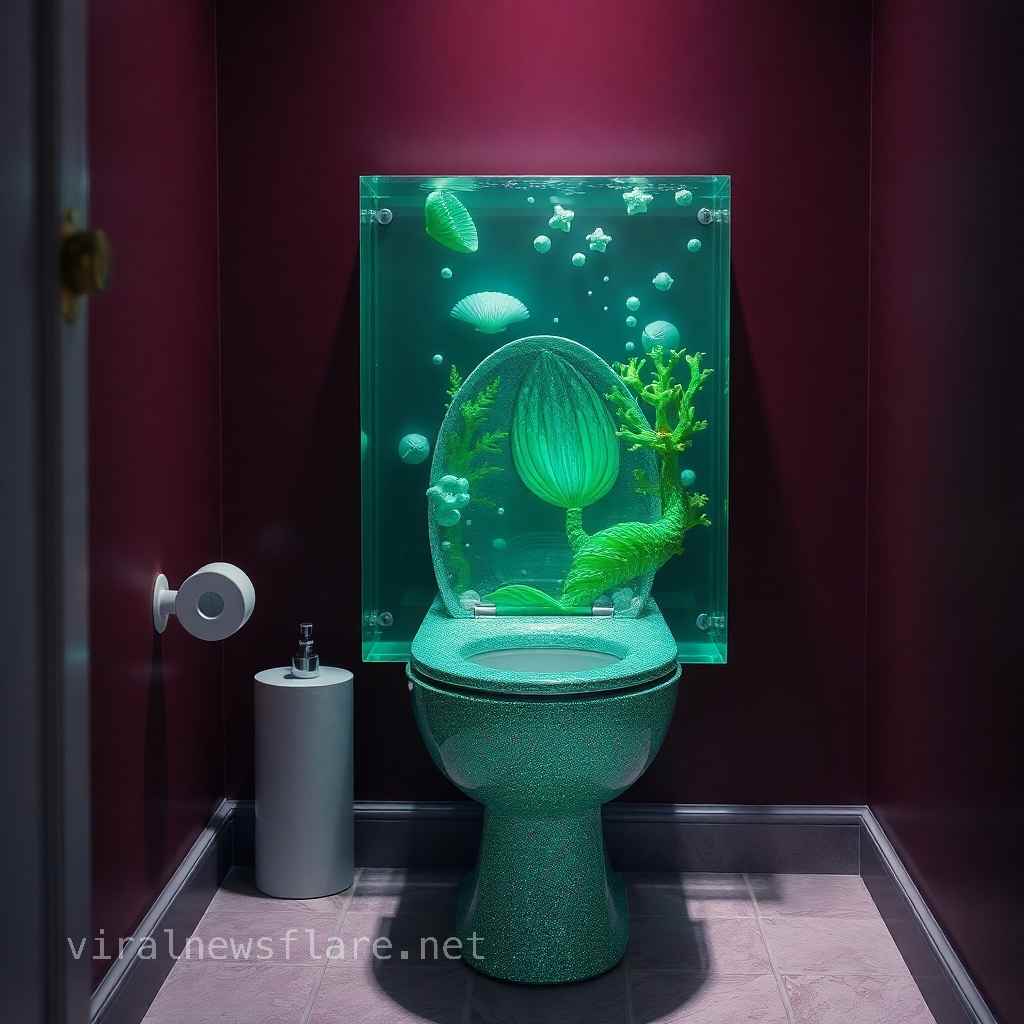 Stunning Mermaid Toilets