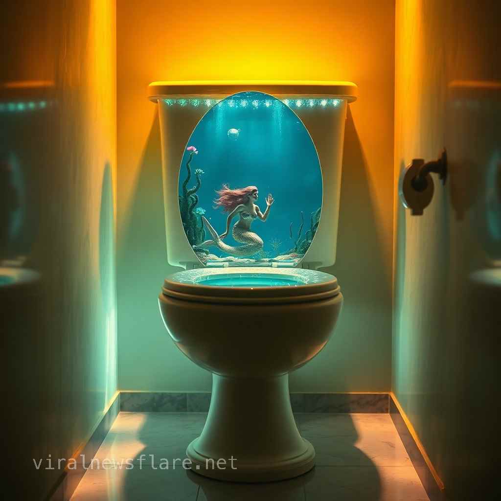 Stunning Mermaid Toilets