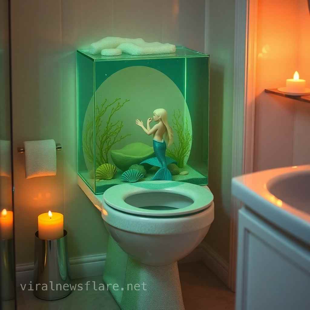 Stunning Mermaid Toilets