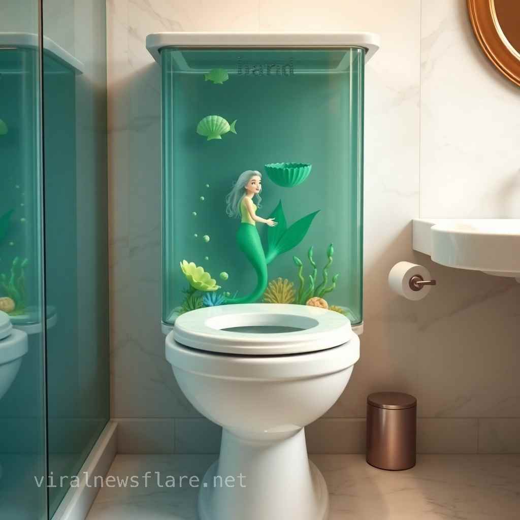 Stunning Mermaid Toilets