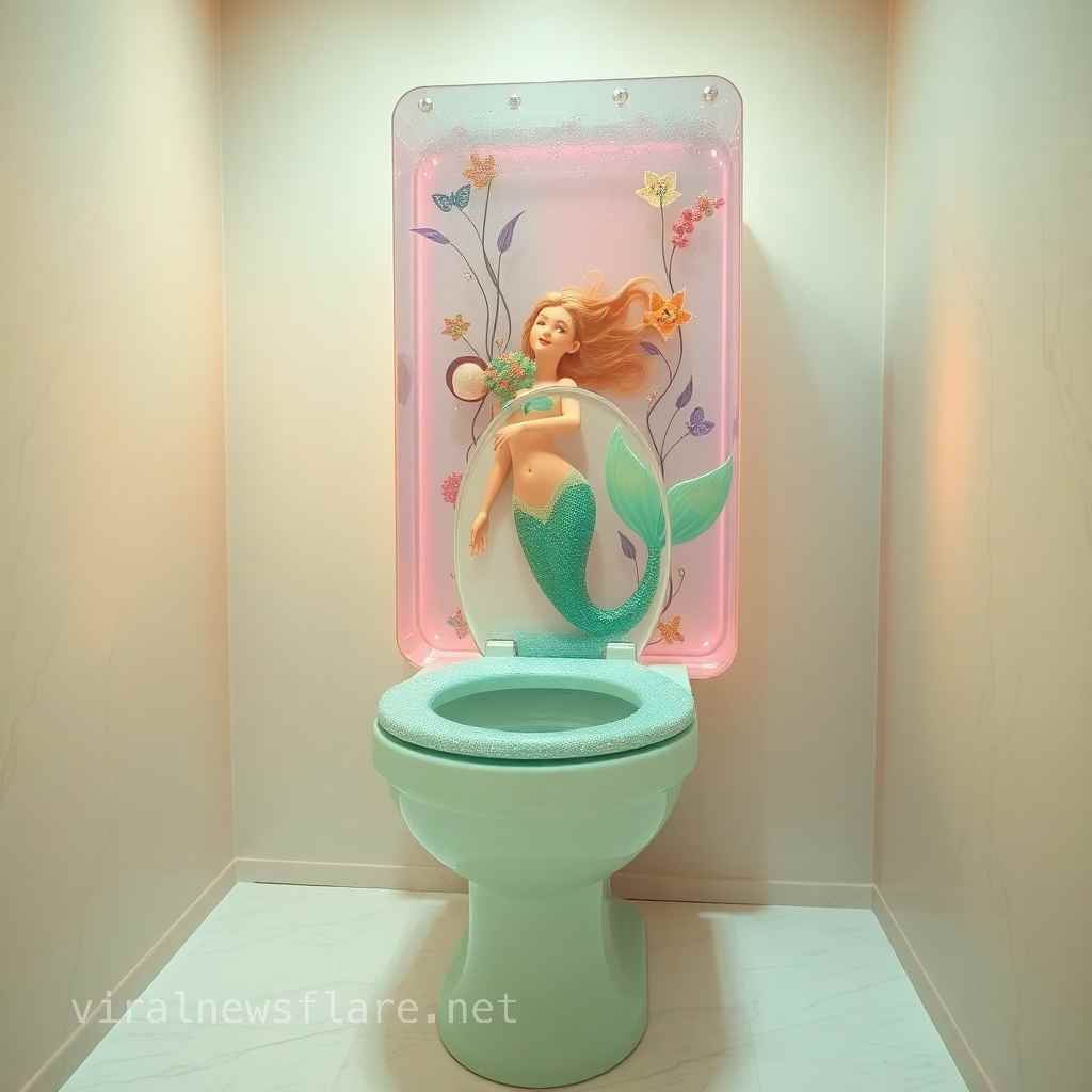 Stunning Mermaid Toilets