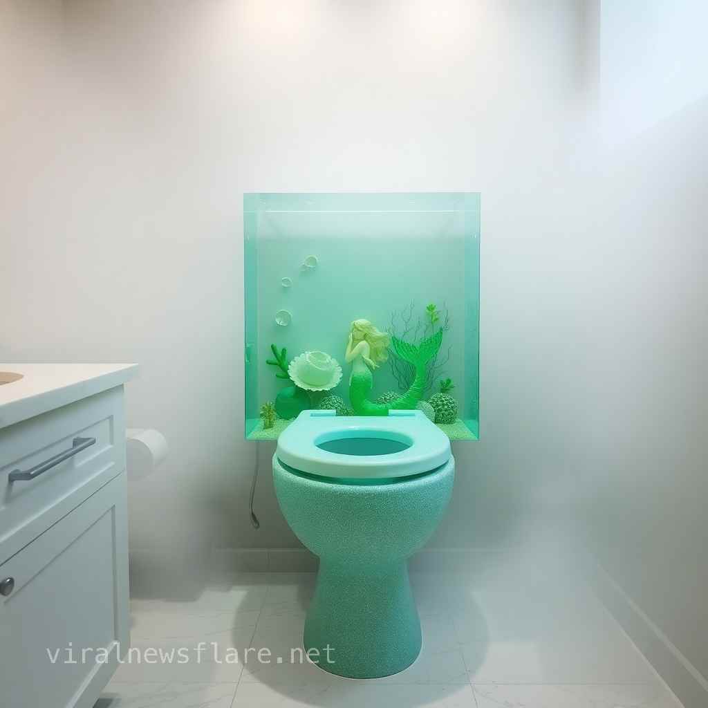 Stunning Mermaid Toilets