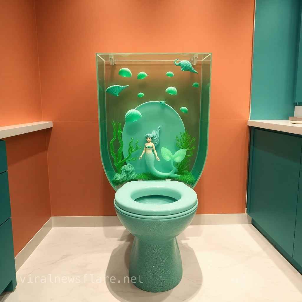 Stunning Mermaid Toilets