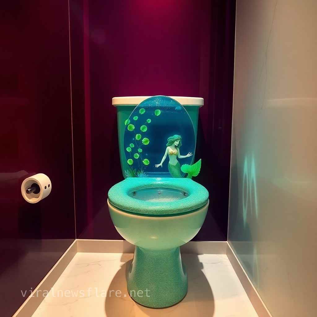 Stunning Mermaid Toilets